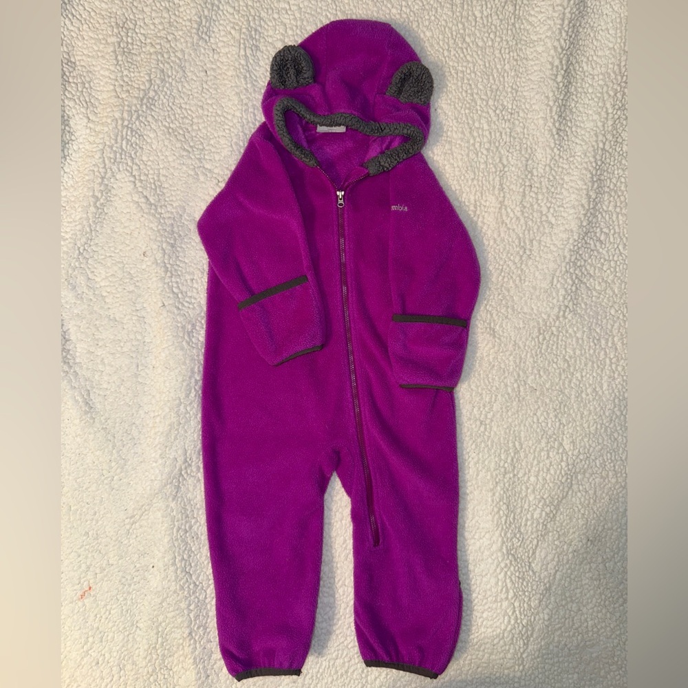 toddlers fleece columbia snowsuit